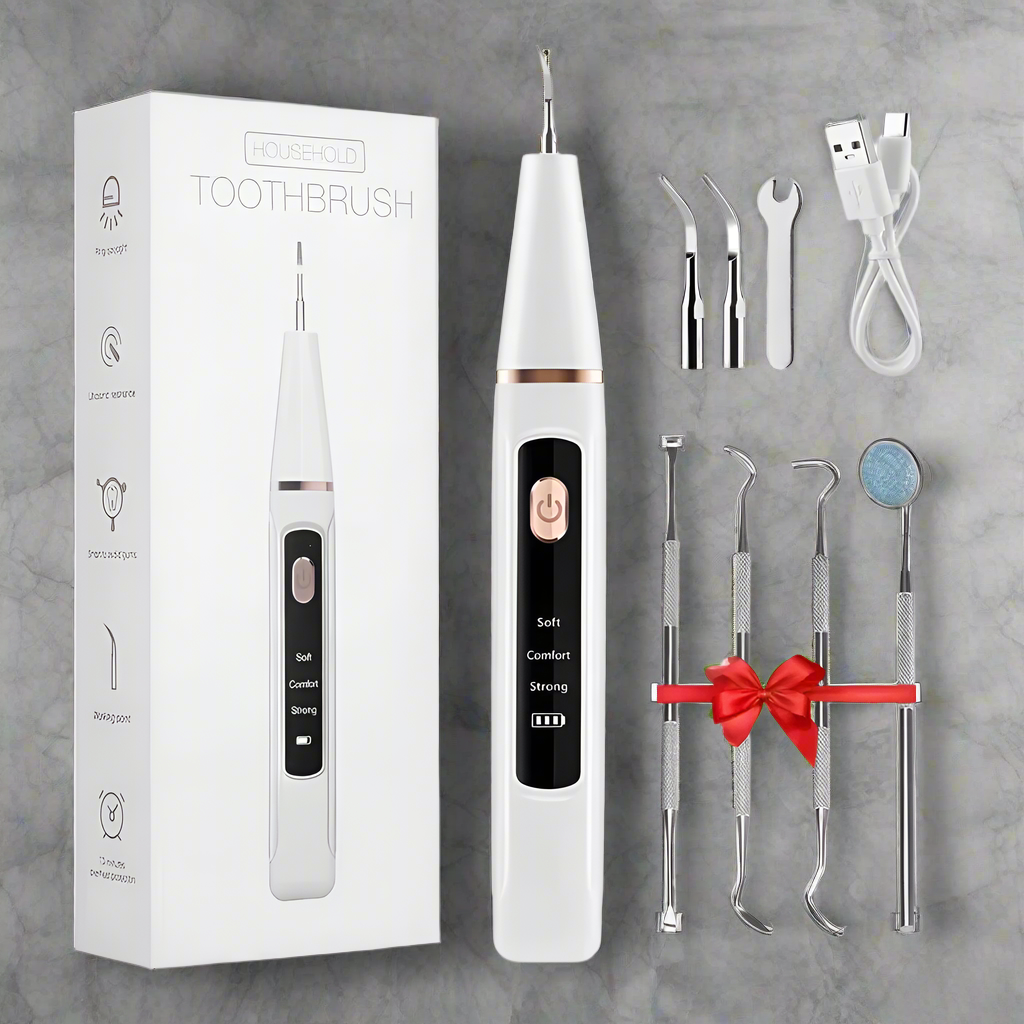 Ultimate Ultrasonic Dental Scaler - Electric Sonic Teeth Cleaner for Plaque, Tartar, and Stain Removal